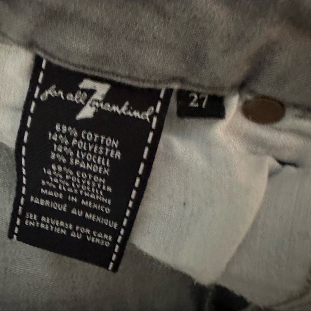 Women's Gray seven skinny Jeans - Picture 3 of 5